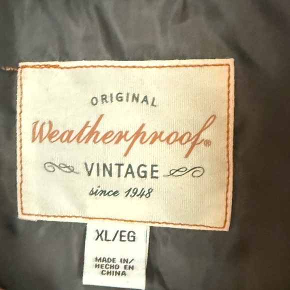 Original Weatherproof Vintage Burgundy Vest - Picture 4 of 5